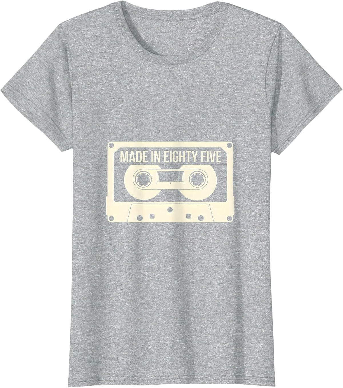 Vintage 1985 Made In Eighty Five Retro Design T-Shirt - Heather Grey