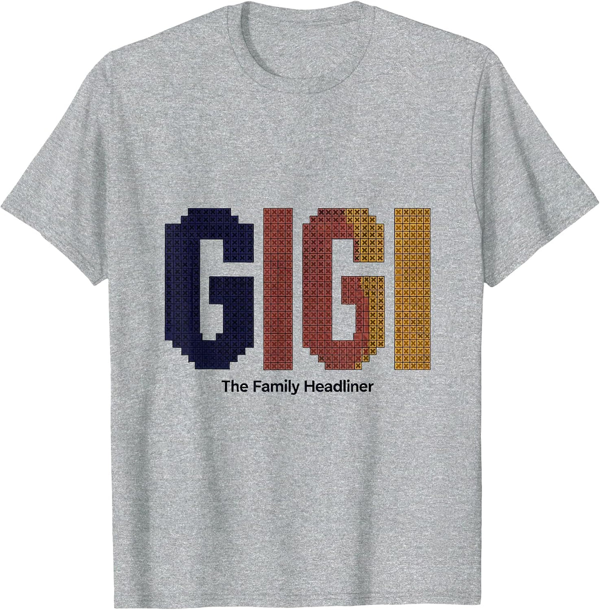 Men's I'm Gigi The Family Headliner Funny Grandma Humor T-Shirt - Heather Grey