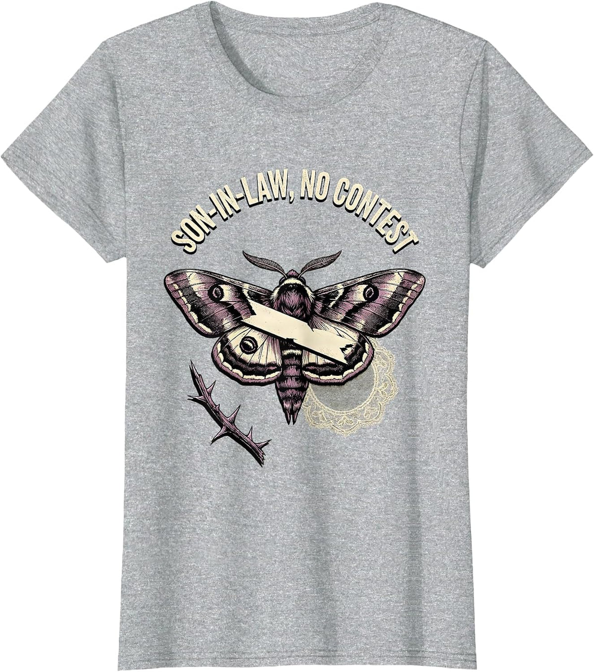 My Son In Law Is My Favorite Child Funny Design T-Shirt - Heather Grey