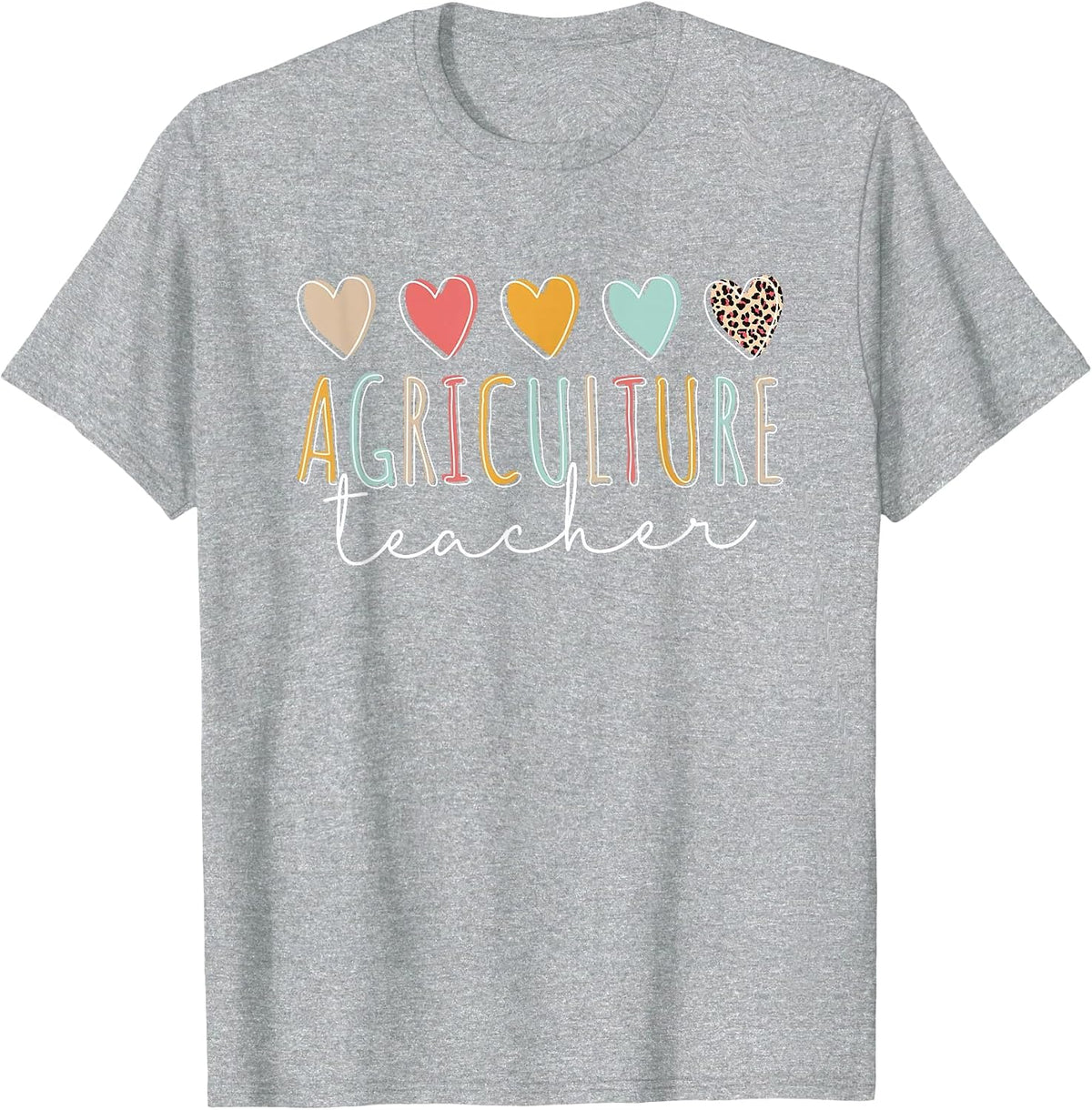 AG Teacher Future Farmer Agriculture Teacher T-Shirt - Heather Grey
