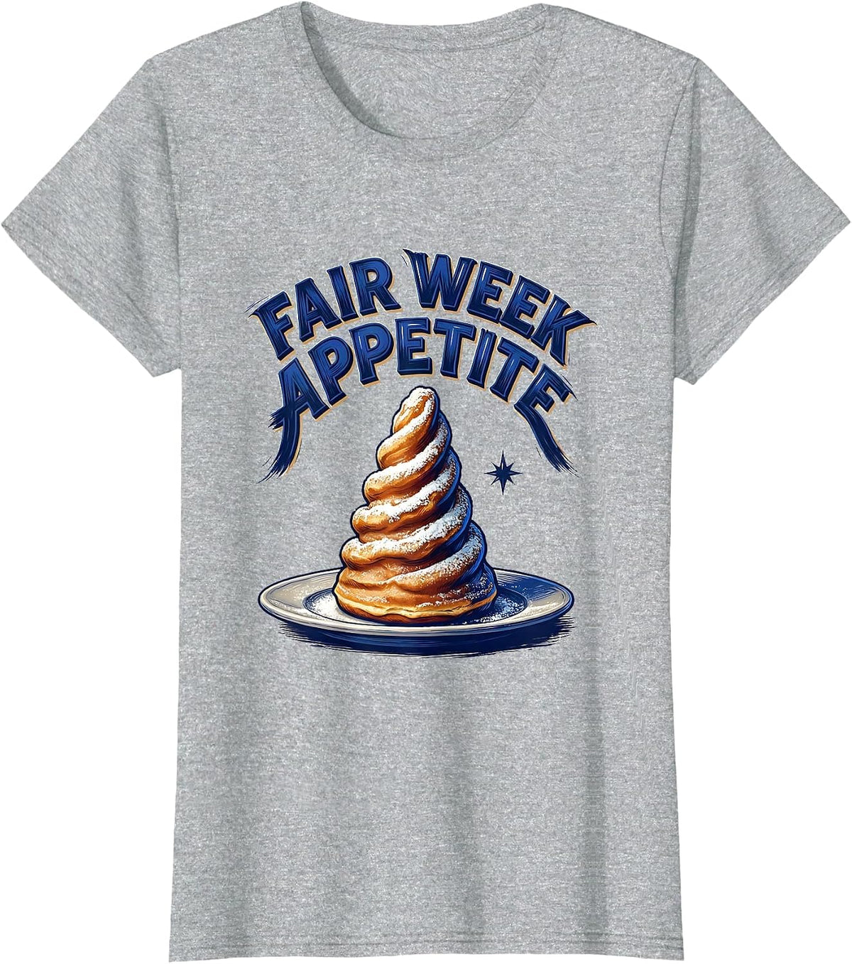 Women's Fair Week Appetite Vintage State Fair Squad Carnival T-Shirt - Heather Grey