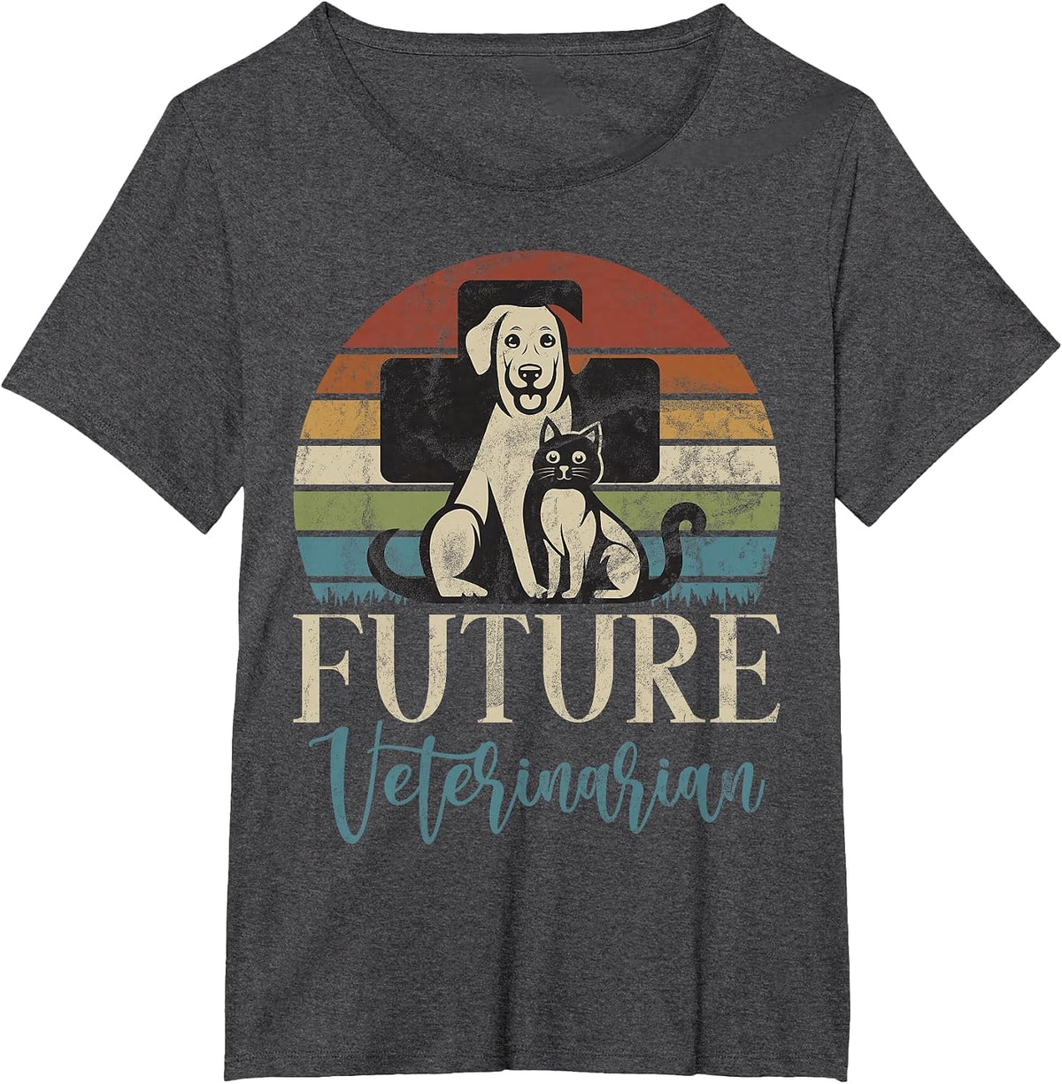 Future Veterinarian T-Shirt - Dark Heather Grey