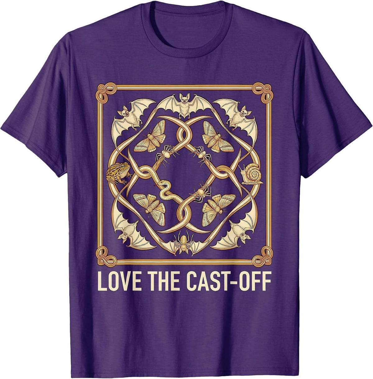Love The Cast-Off Sentimental Misunderstood Creatures Animal T-Shirt - Purple