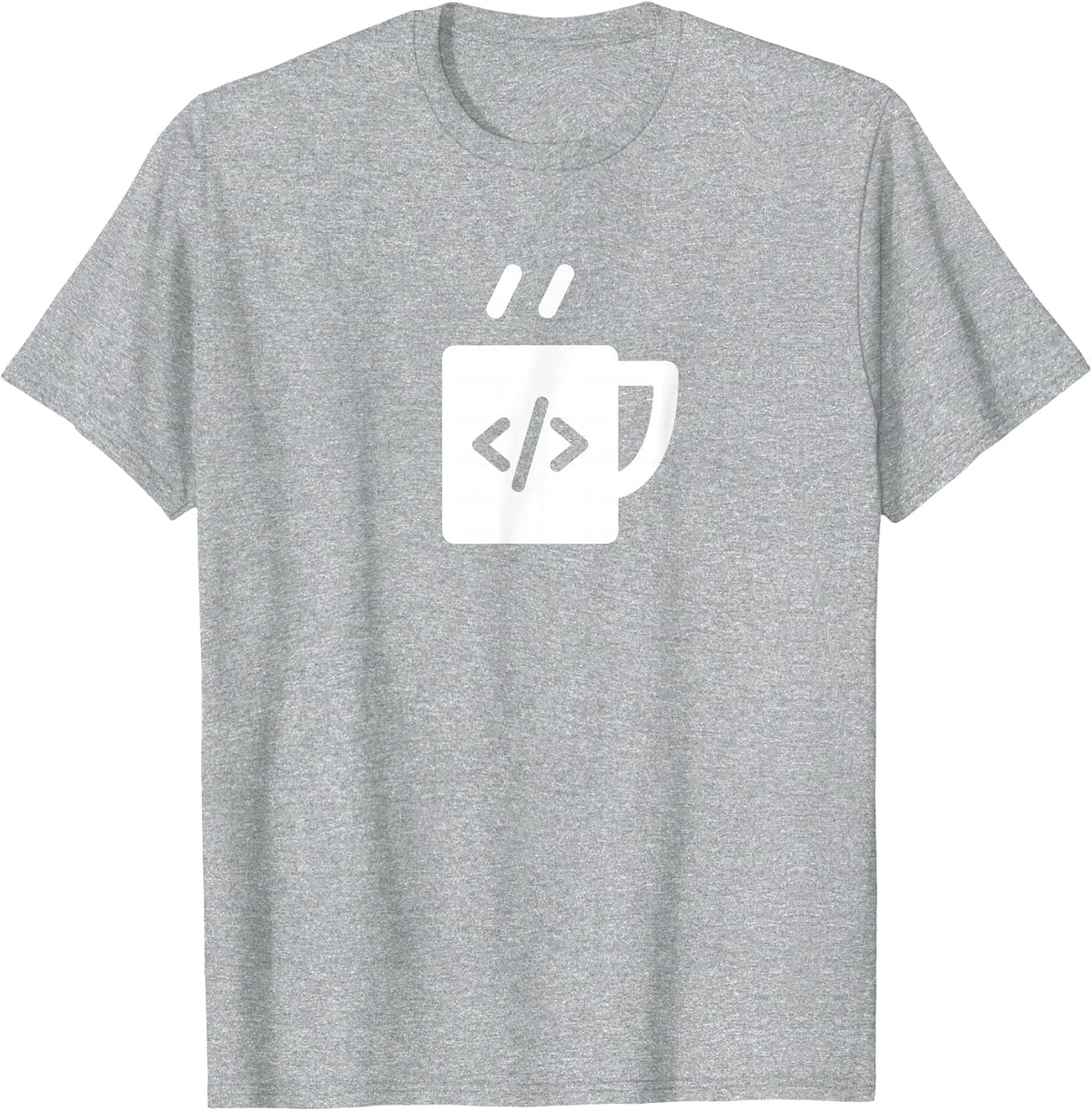 Javascript Code Coffee Developer Programmer T-Shirt - Heather Grey