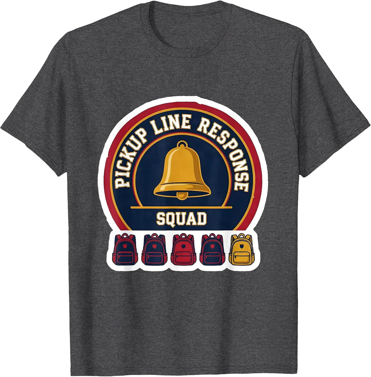 Pickup Line Response Squad Funny Sarcastic Chaos Coordinator T-Shirt - Dark Heather Grey