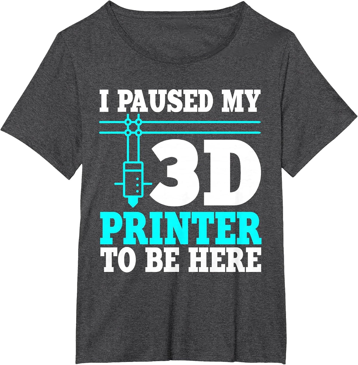 3D Printing Printer Designer 3D Printer Artist T-Shirt - Dark Heather Grey
