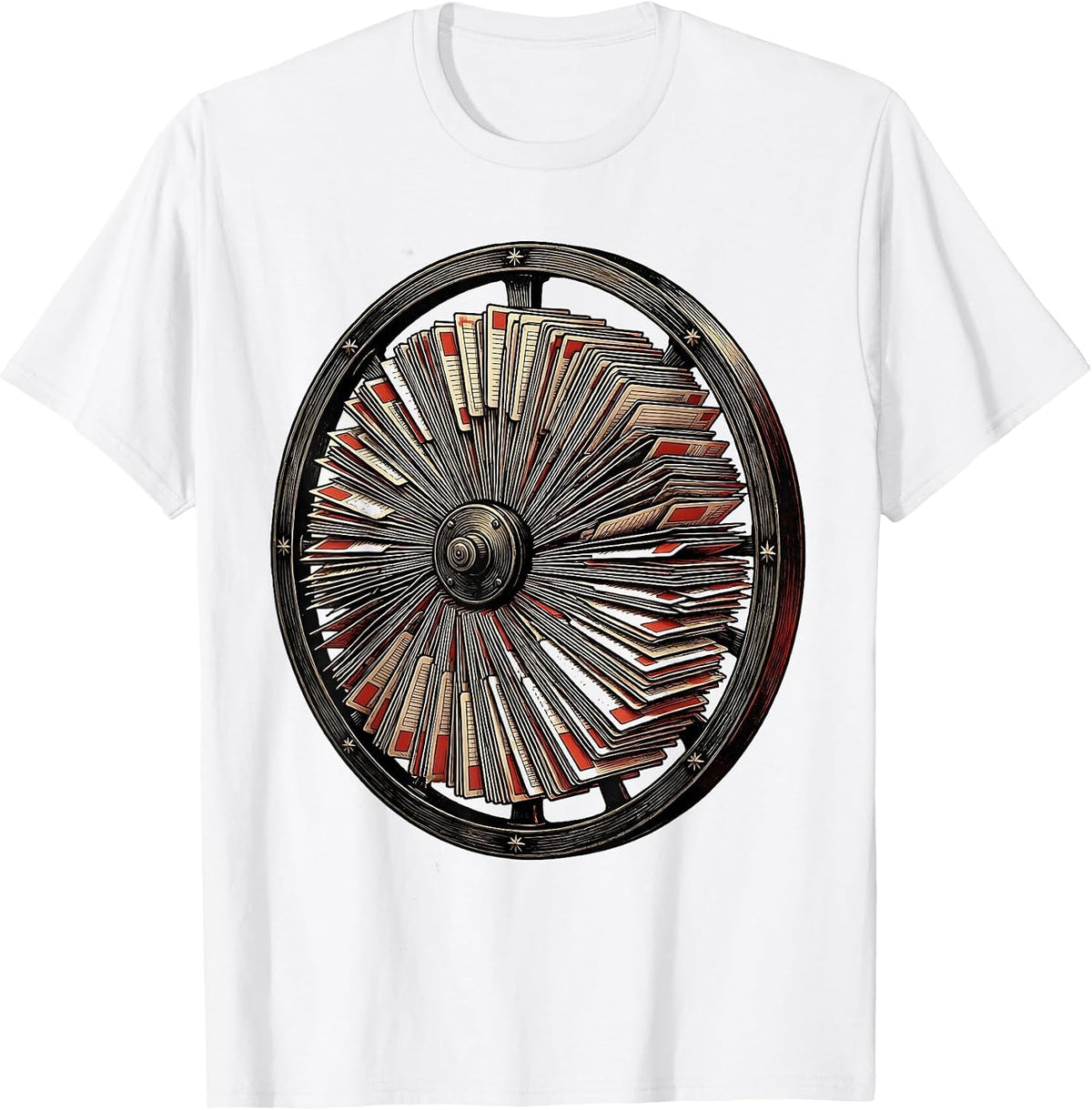 Men's I Cant But I Know A Guy Rolodex Design T-Shirt - White