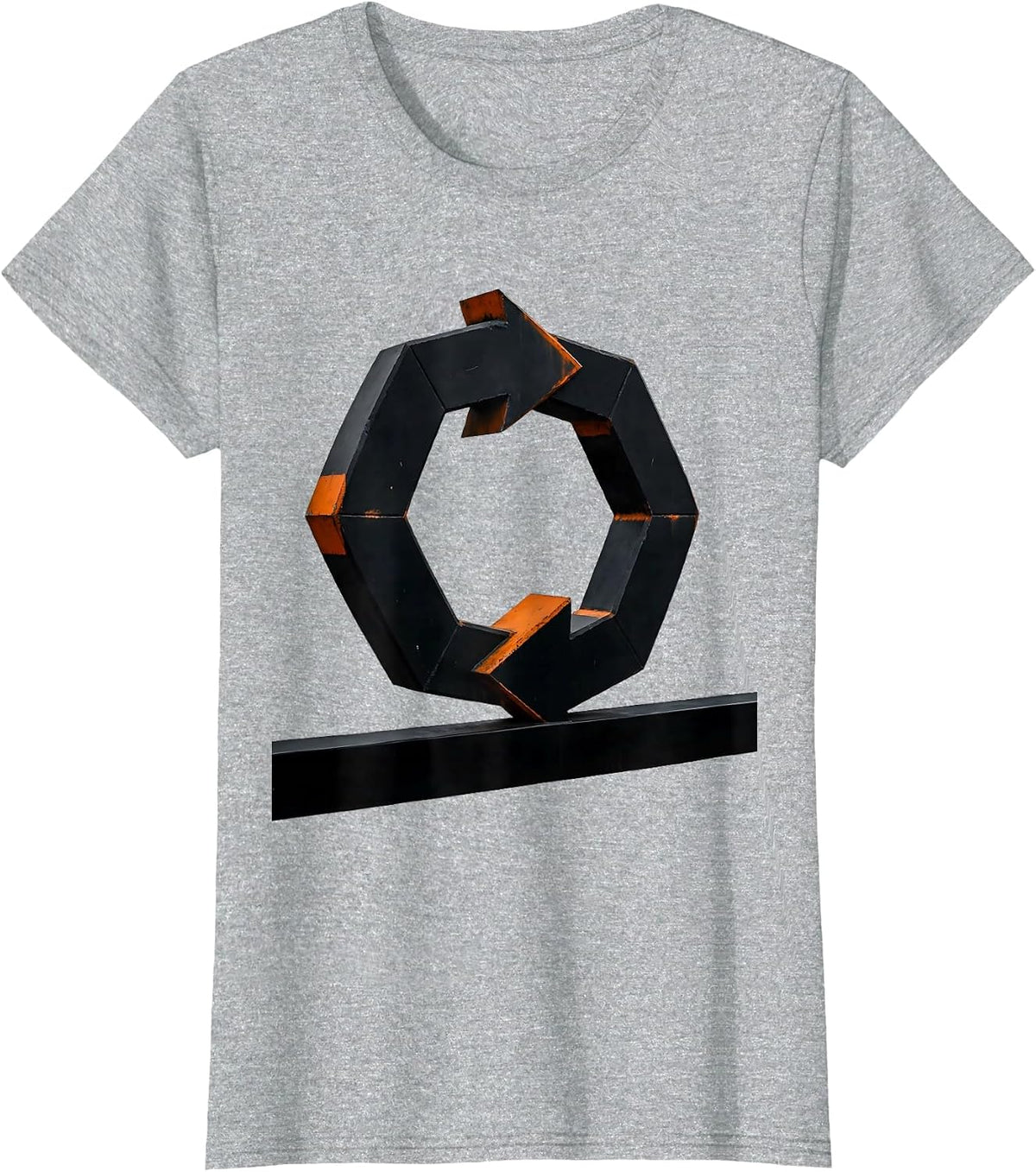 Brutalist Loop Pharmacy Tech Job Humor Gift T-Shirt - Heather Grey