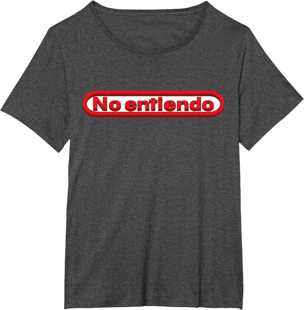 No Entiendo Shirt Funny Spanish I Dont Understand T-Shirt T-Shirt - Dark Heather Grey