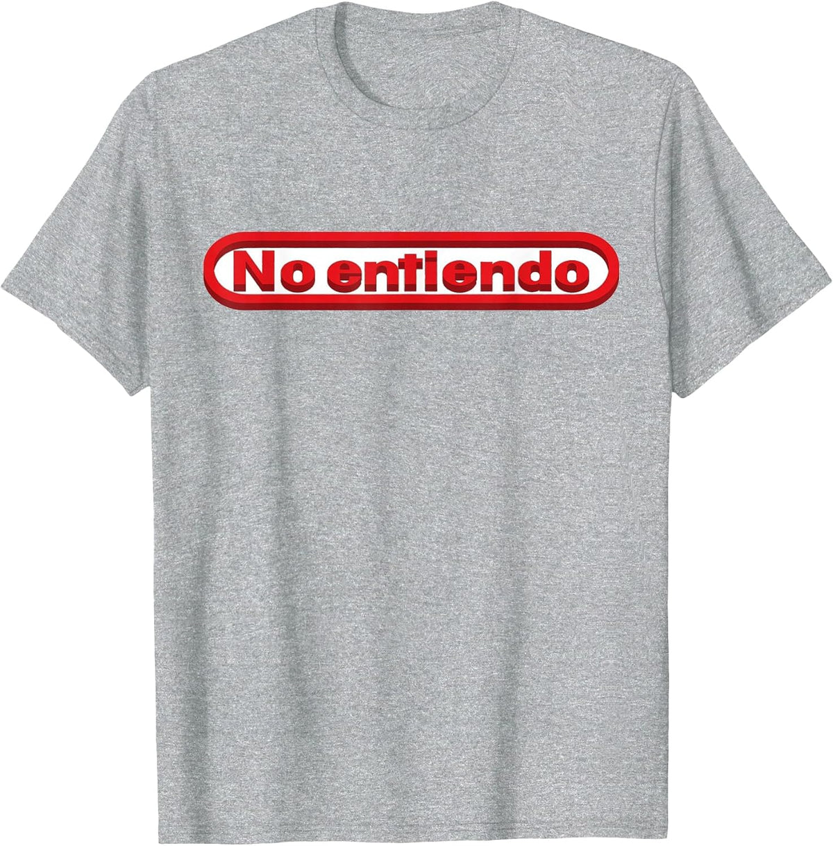No Entiendo Shirt Funny Spanish I Dont Understand T-Shirt T-Shirt - Heather Grey