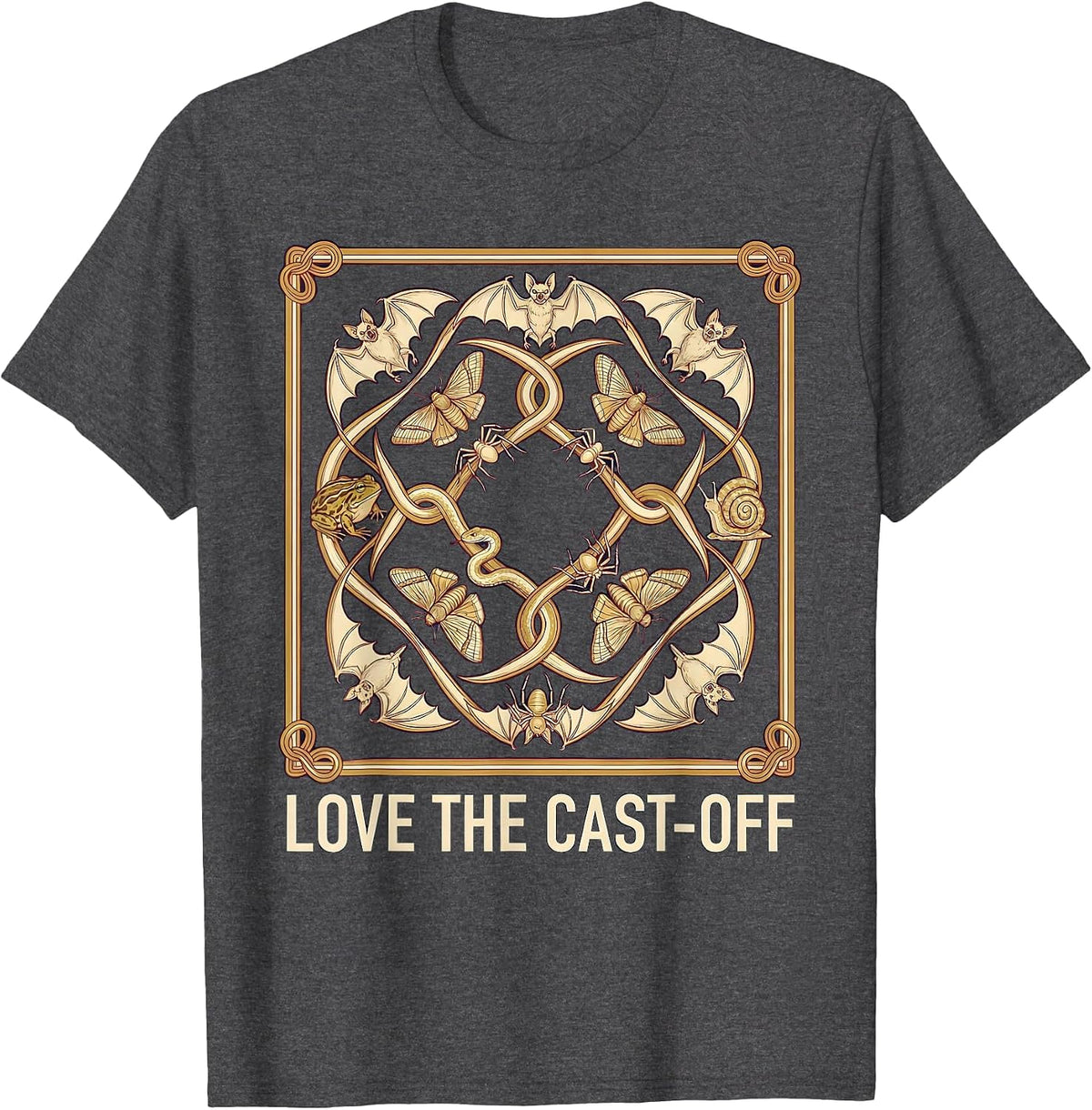 Love The Cast-Off Sentimental Misunderstood Creatures Animal T-Shirt - Dark Heather Grey
