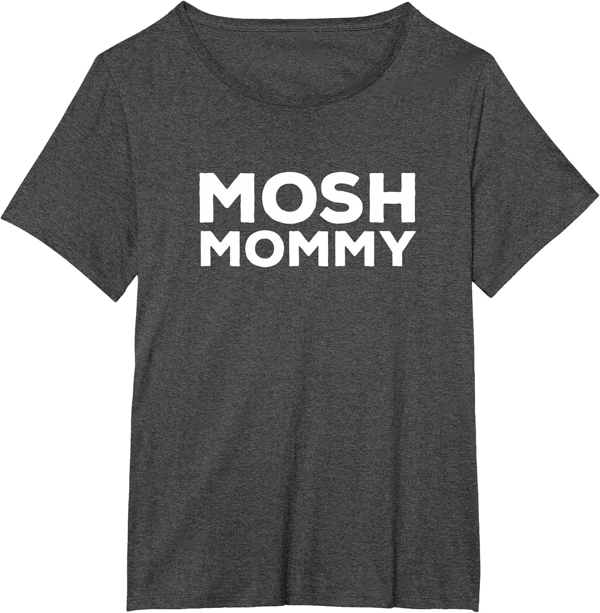 Mosh Mommy | Punk Rock Heavy Metal Edgy Mom T-Shirt - Dark Heather Grey