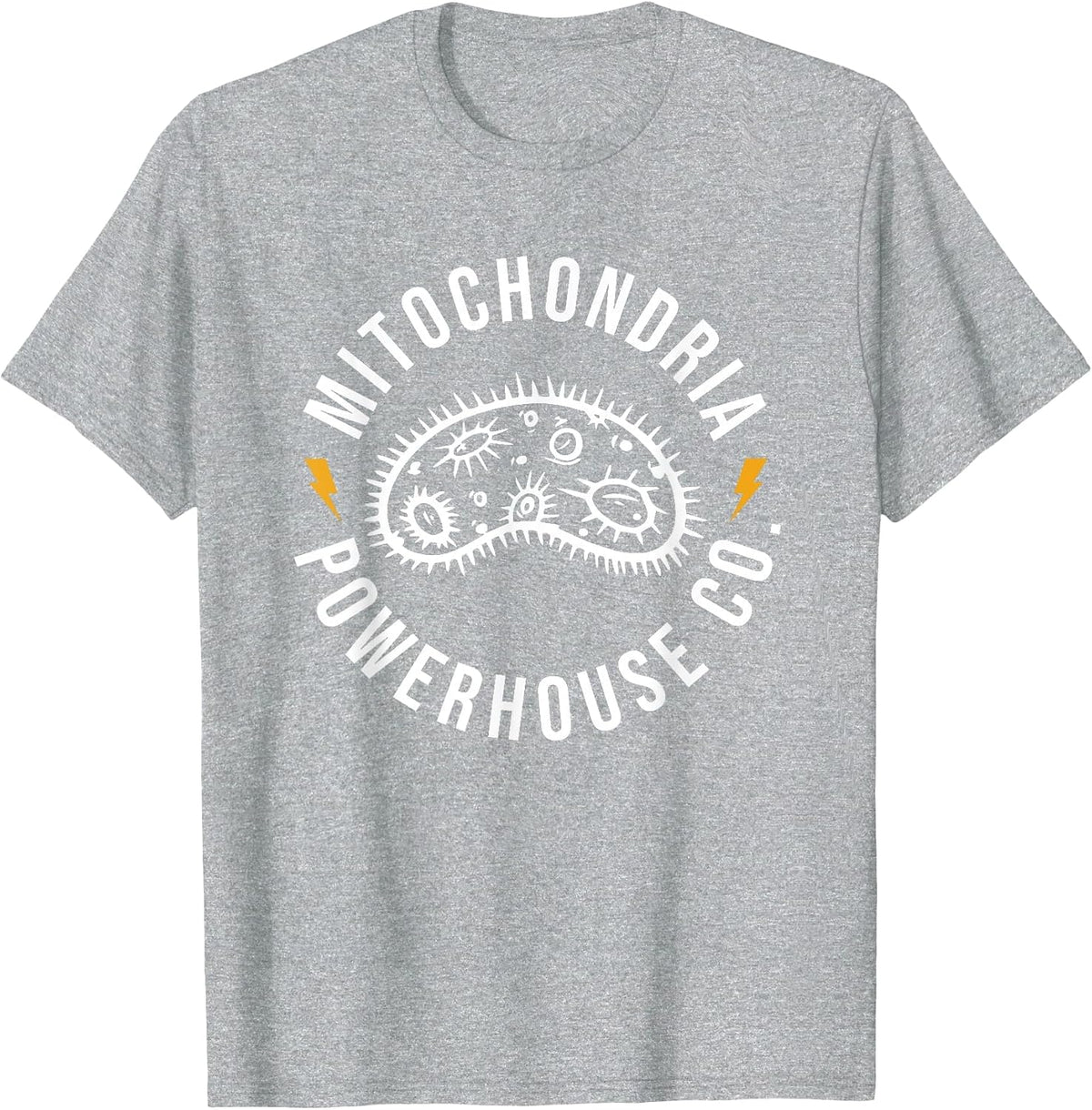 Mitochondria Powerhouse Co. T-Shirt - Heather Grey