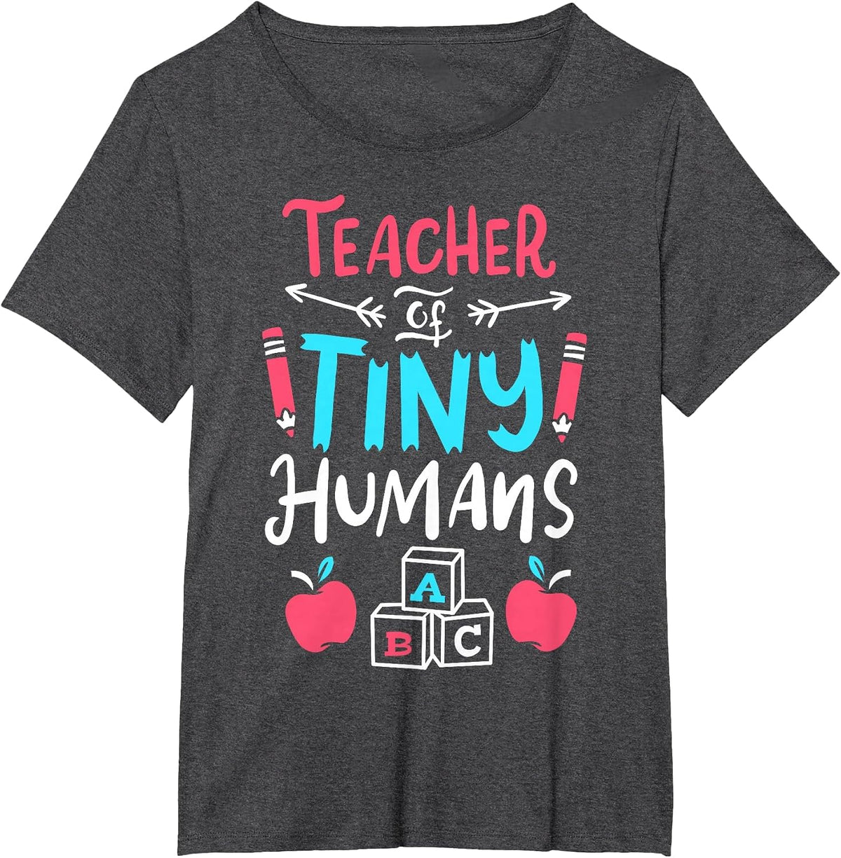 Teacher Preschool Pre K Kindergarten T-Shirt - Dark Heather Grey