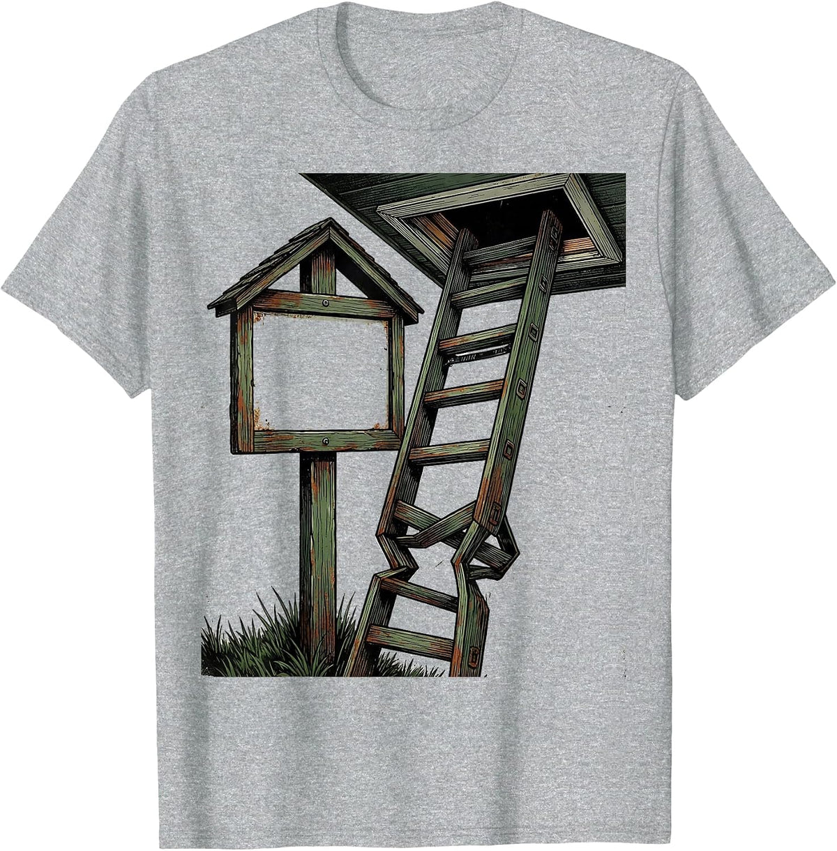 Men's Worn Yard Sign Realtor Humor Real Estate Agent Gift T-Shirt - Heather Grey