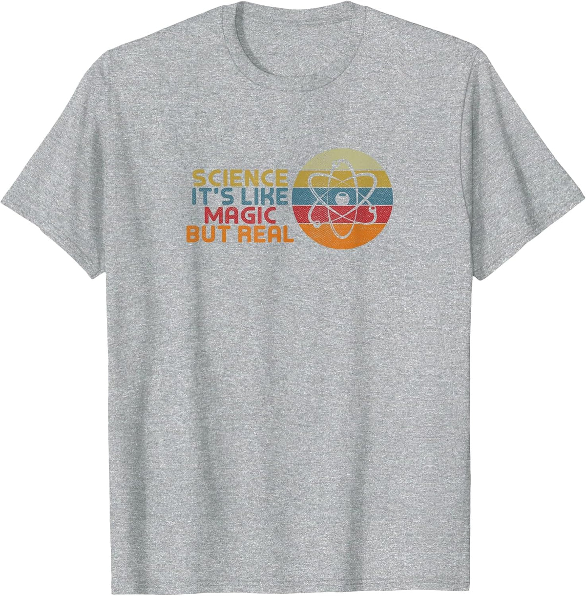 Periodic Table Student Science its Like Magic but Real T-Shirt - Heather Grey