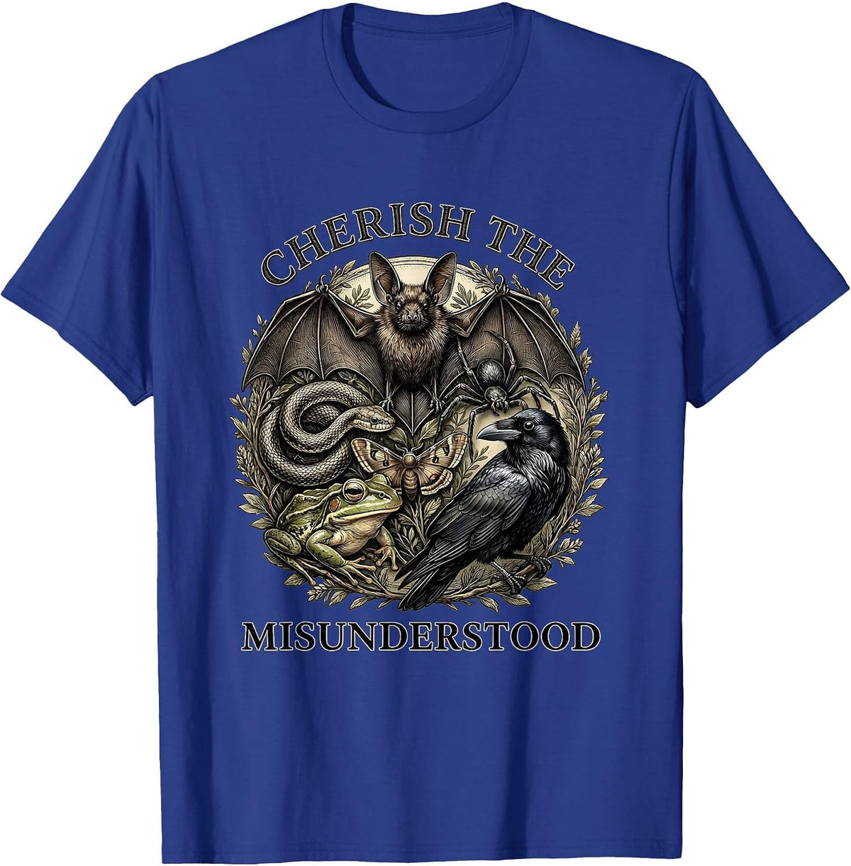 Cherish The Misunderstood Nature Lover Wildlife Appreciation T-Shirt - Royal Blue