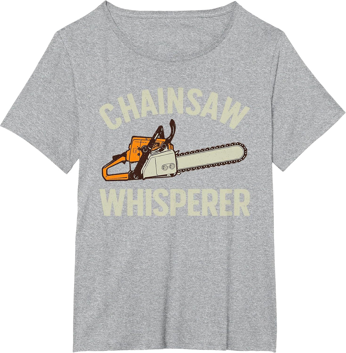 Funny Lumberjack for Men Women Logger Lumberjack Chainsaw T-Shirt - Heather Grey