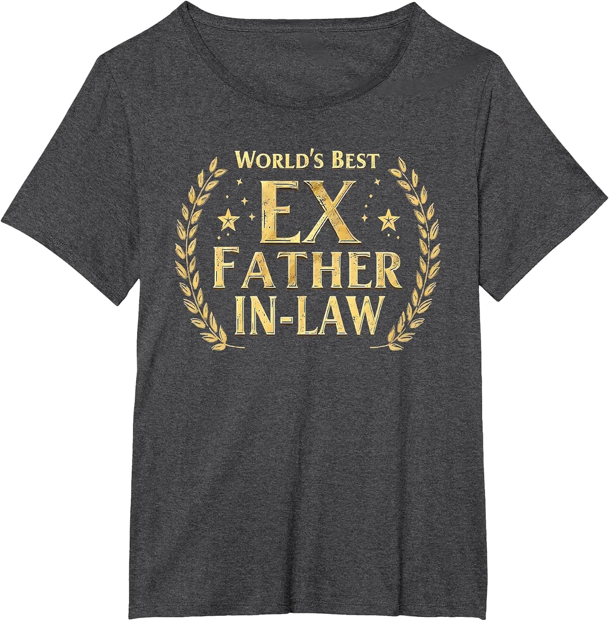 World's Best Ex Father-in-Law T-Shirt - Dark Heather Grey