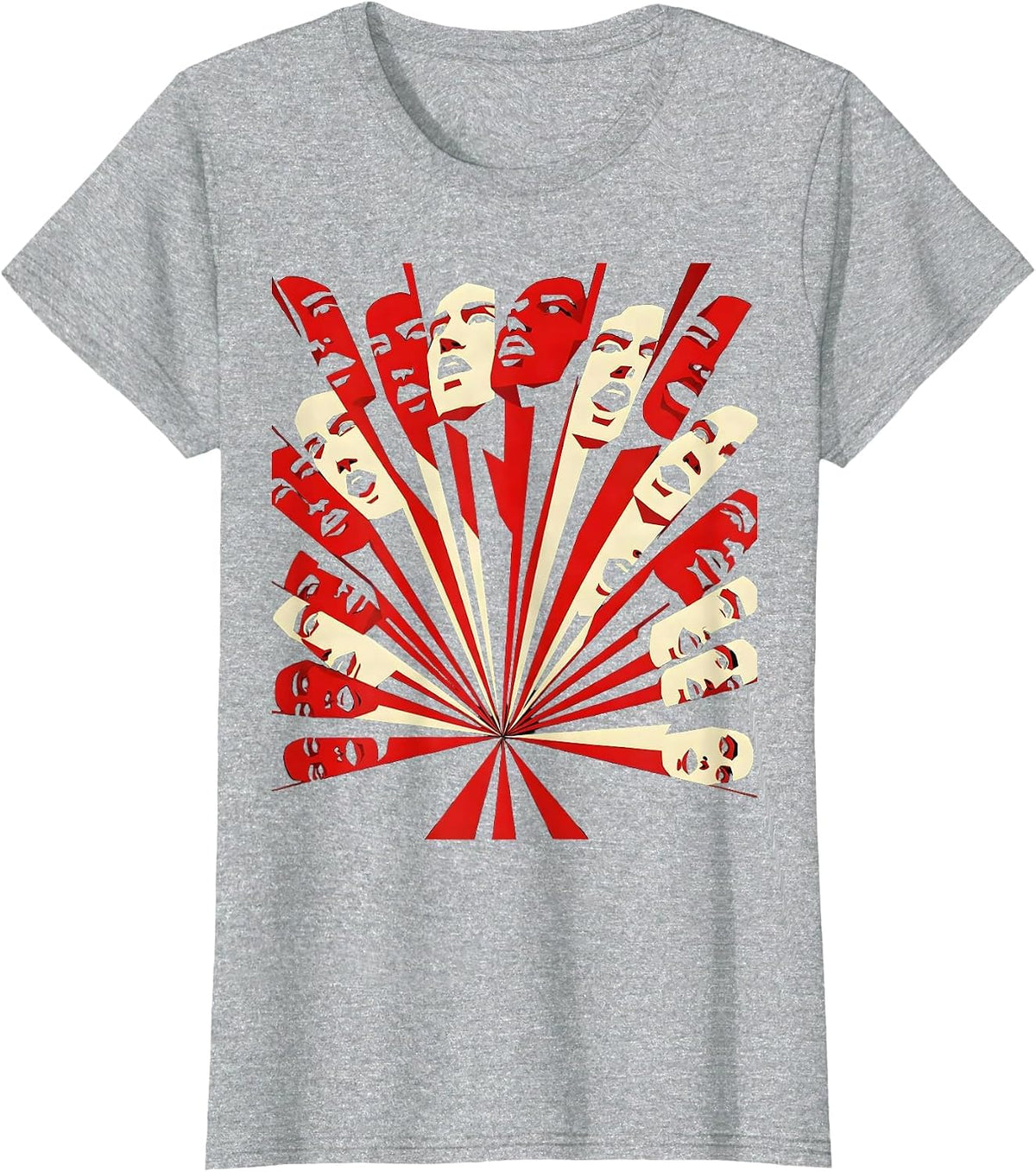 Women's We The People Diverse Choir Unity Graphic T-Shirt - Heather Grey