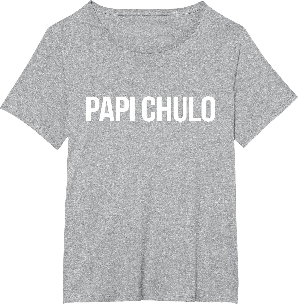 Papi Chulo T Shirt Spanish for Handsome Dad Latino Apparel T-Shirt - Heather Grey