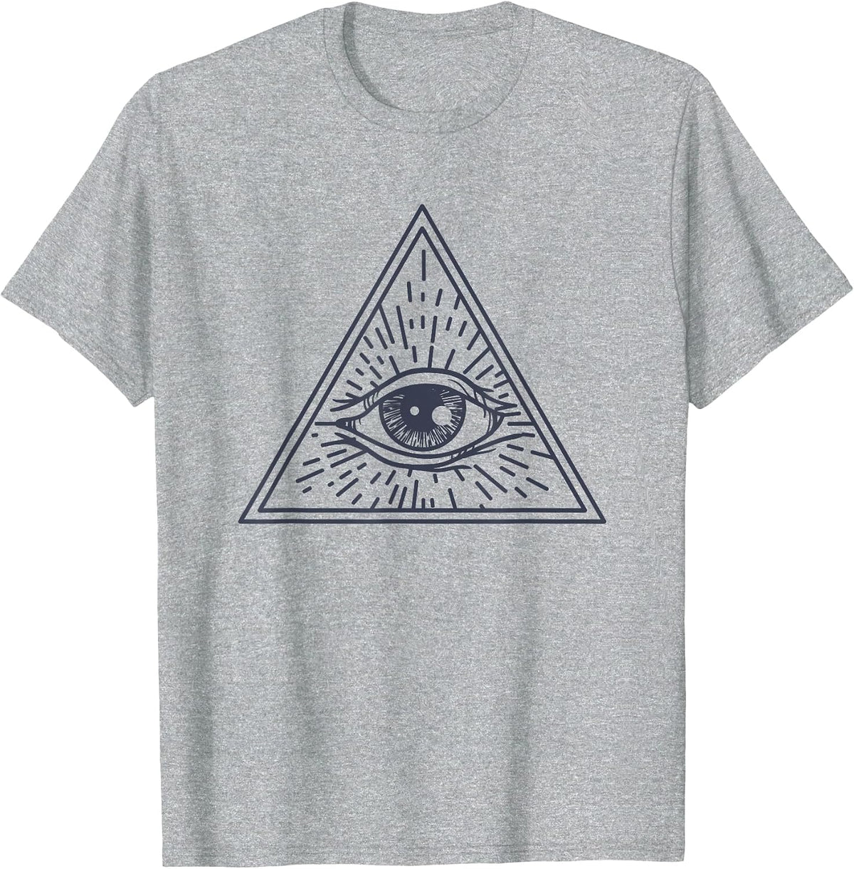 The Magic All Seeing Eye T-Shirt - Heather Grey