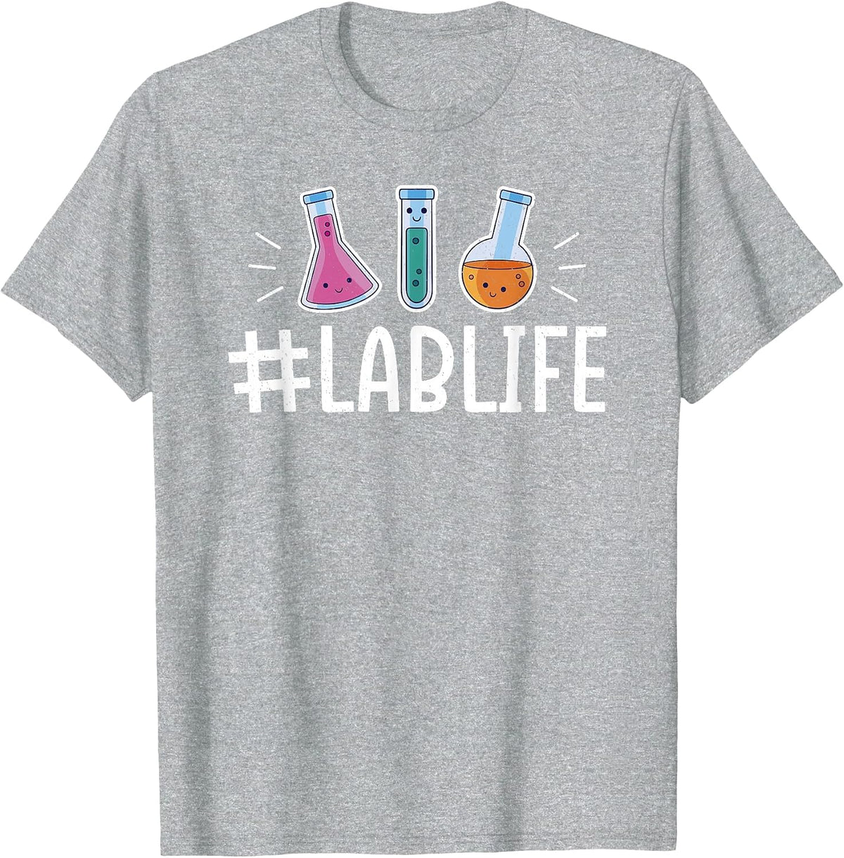 Laboratory Technician #LabLife Lab Scientist Chemist T-Shirt - Heather Grey