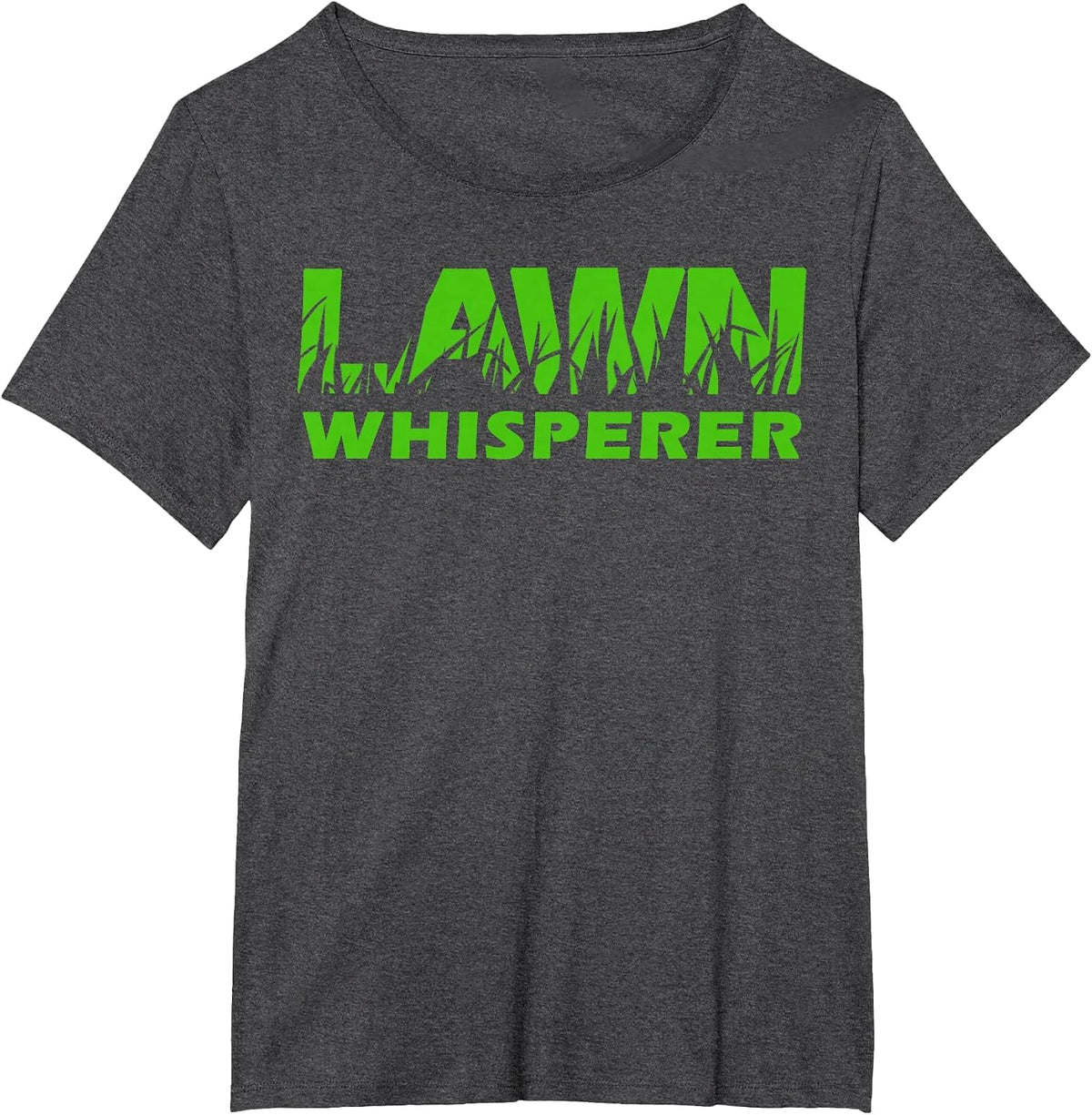 Lawn Whisperer Landscaping Yard Work T-Shirt T-Shirt - Dark Heather Grey