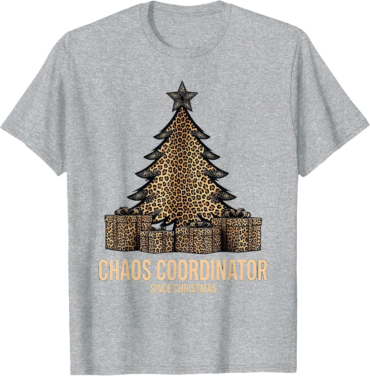 Men's Chaos Coordinator Since Christmas Family Design T-Shirt - Heather Grey