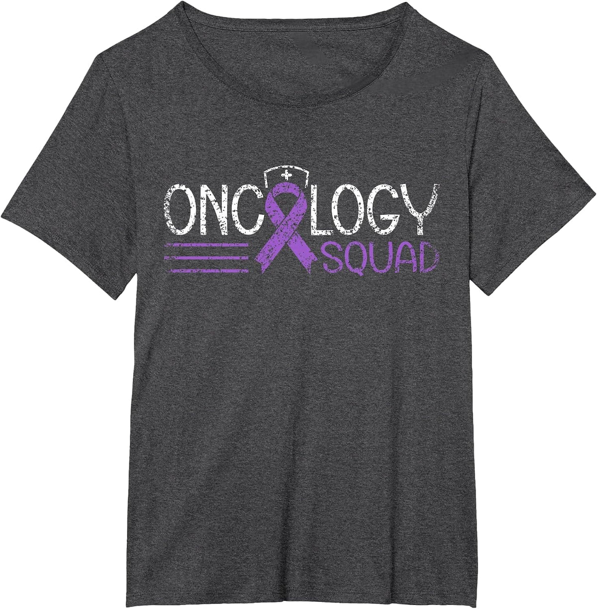 Oncology Squad Cancer Nursing Oncology Sister T-Shirt - Dark Heather Grey
