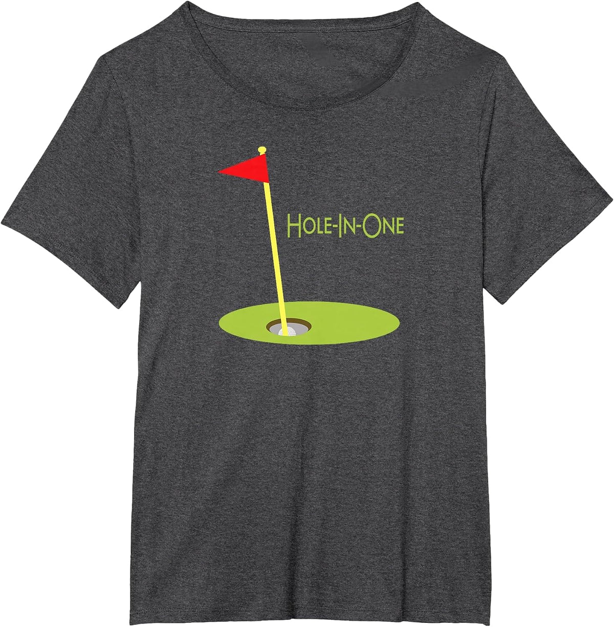 Hole in one Golf Hole in one T-Shirt - Dark Heather Grey