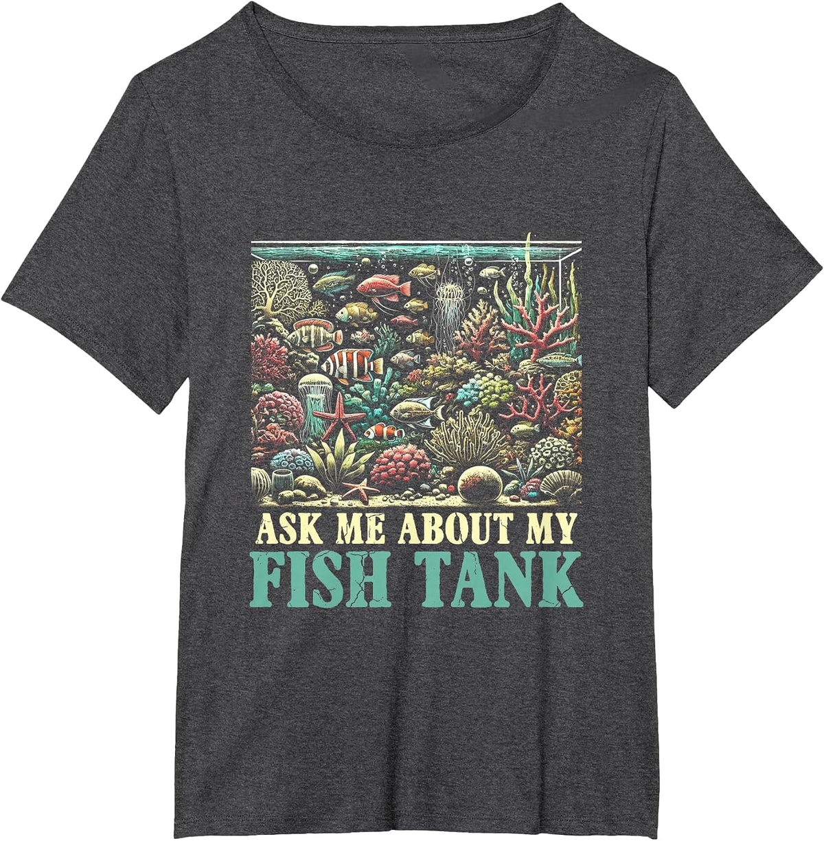 Aquarist T-Shirt - Dark Heather Grey