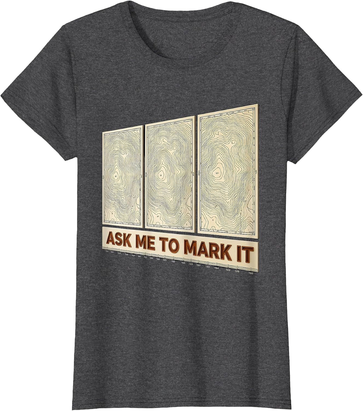 Women's Ask Me To Mark It Funny History Teacher Back To School T-Shirt - Dark Heather Grey