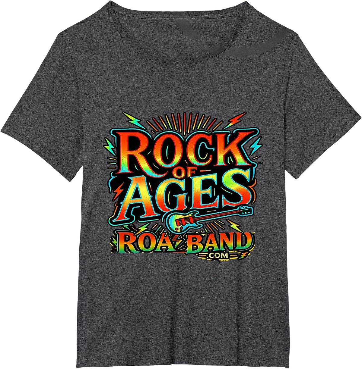 ROA Band - Rock of Ages - Laguna Woods T-Shirt - Dark Heather Grey