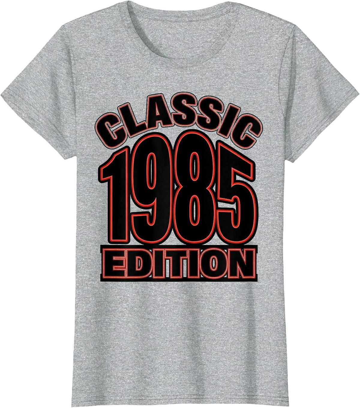 Classic 1985 Edition Vintage Birthday Design T-Shirt - Heather Grey