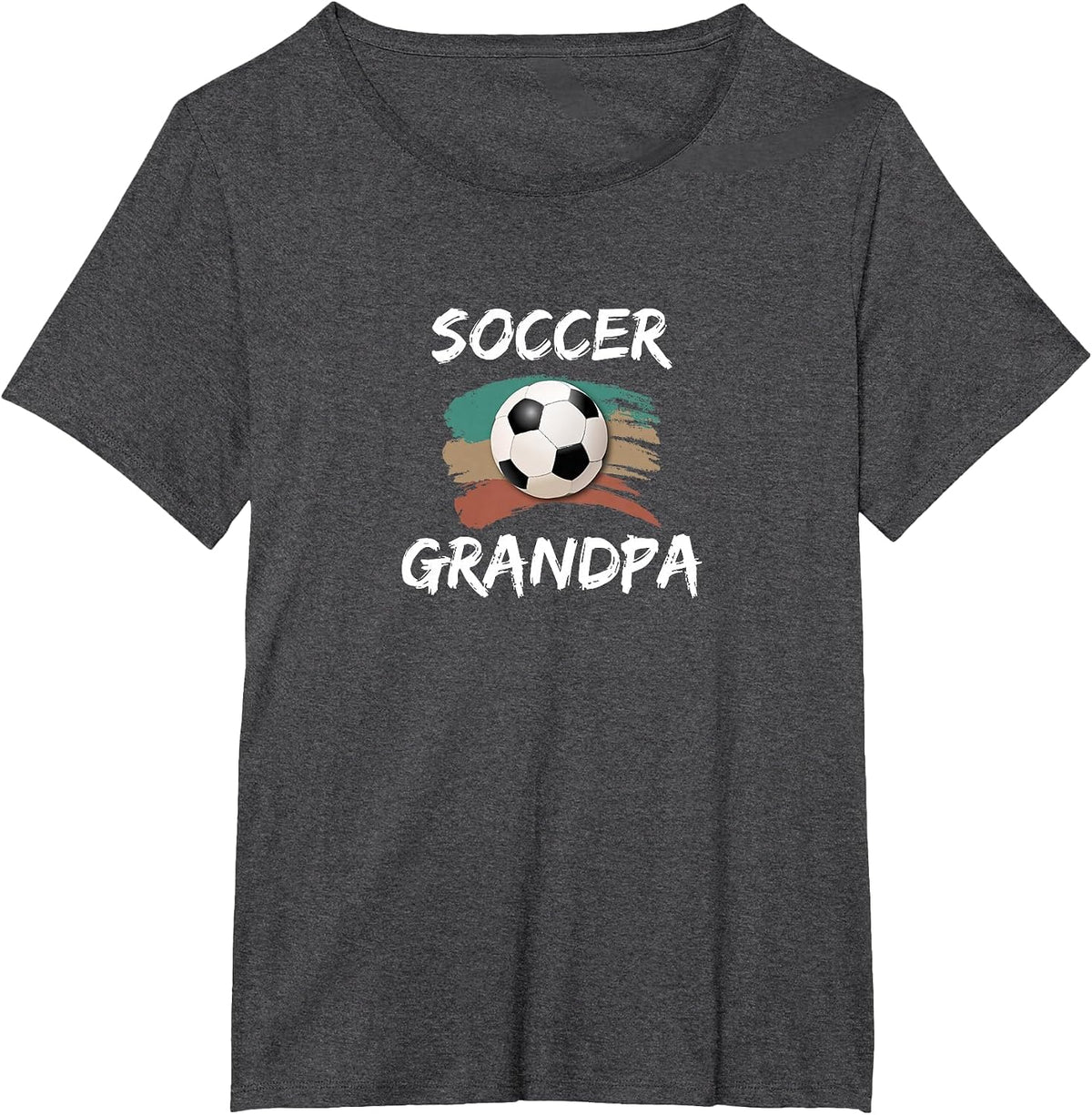 Soccer Grandpa - T-Shirt - Dark Heather Grey