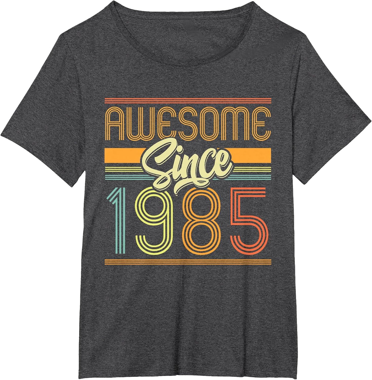 Awesome Since 1985 41st Birthday 41 Years Old Bday Men Women T-Shirt - Dark Heather Grey