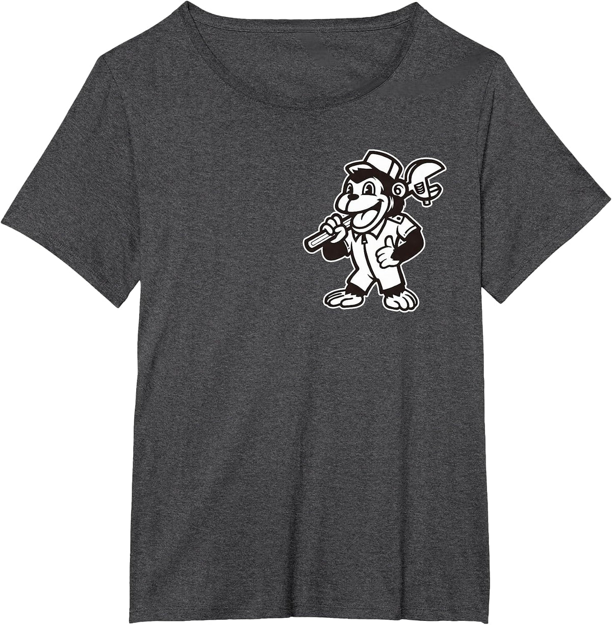 Vintage Grease Monkey T-Shirt - Dark Heather Grey