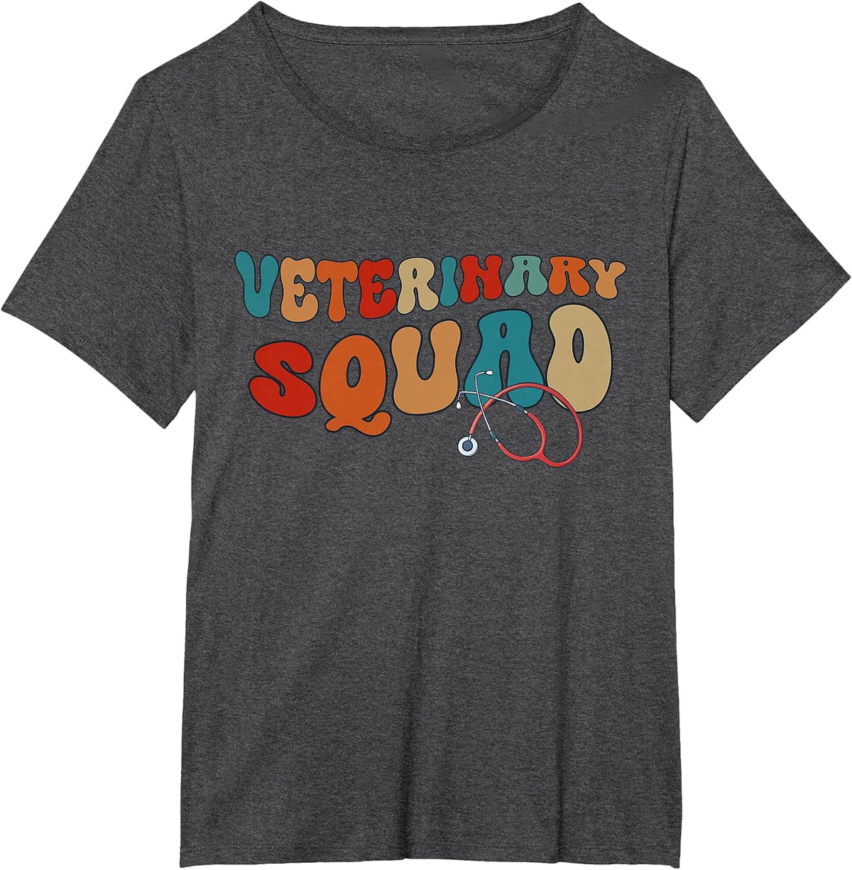 Veterinary Squad Design Veterinary Medicine Assistant T-Shirt - Dark Heather Grey