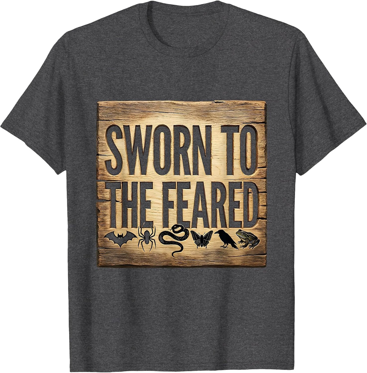 Men's Sworn To The Feared Sentimental Misunderstood Creatures T-Shirt - Dark Heather Grey