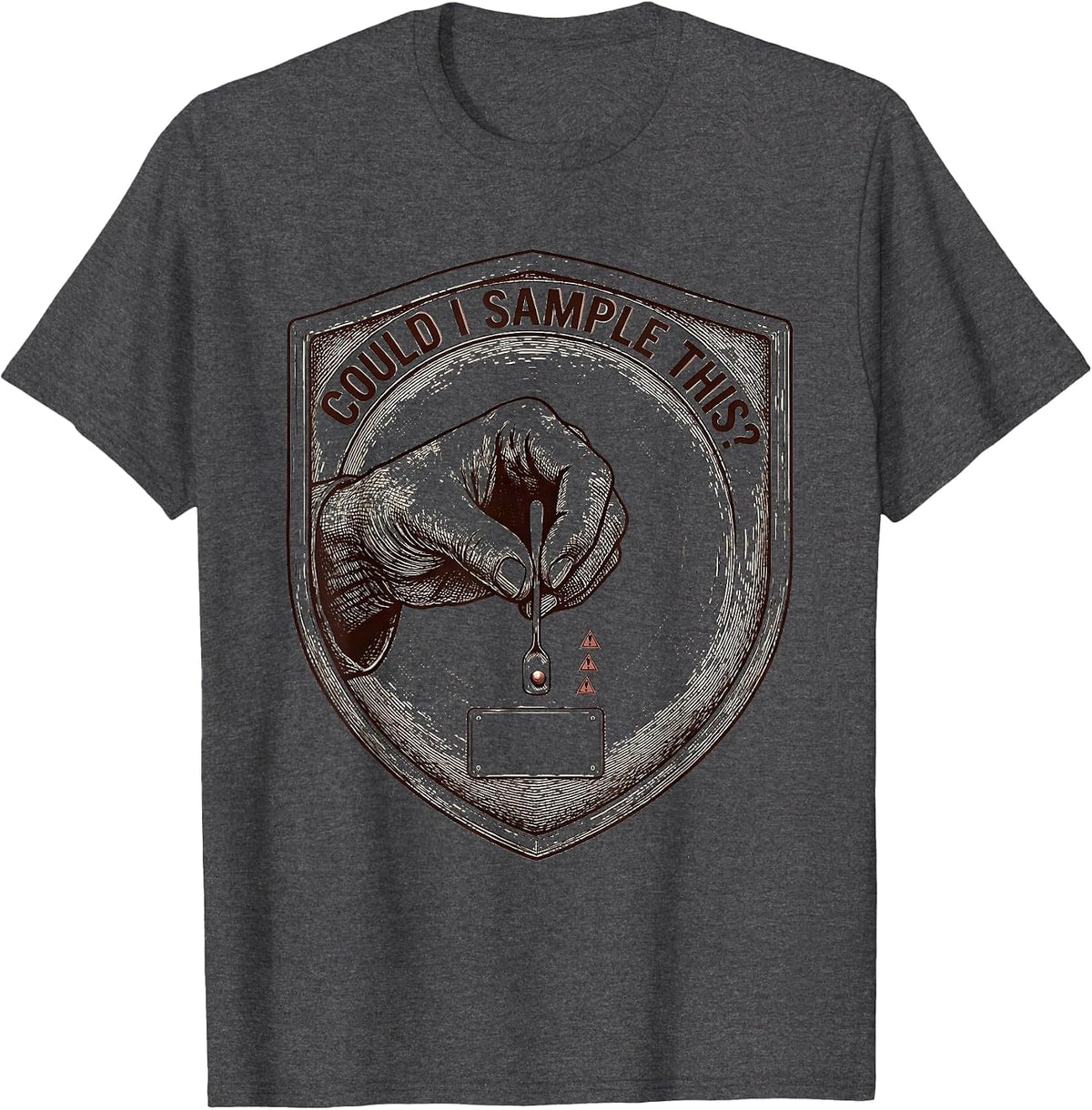 Men's Could I Sample This Funny Periodic Table Chemistry Teacher T-Shirt - Dark Heather Grey