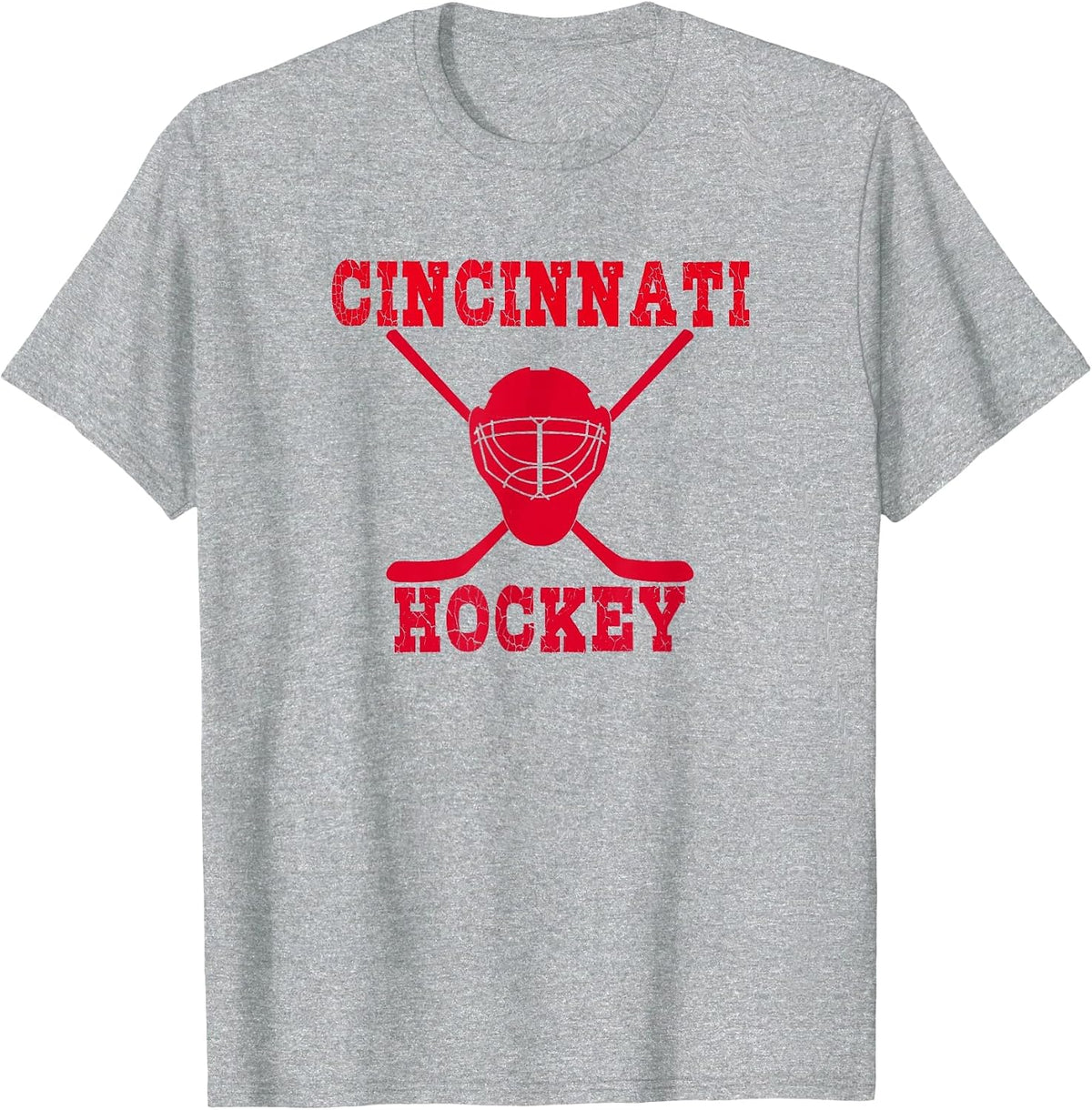Cincinnati Hockey T-Shirt - Heather Grey