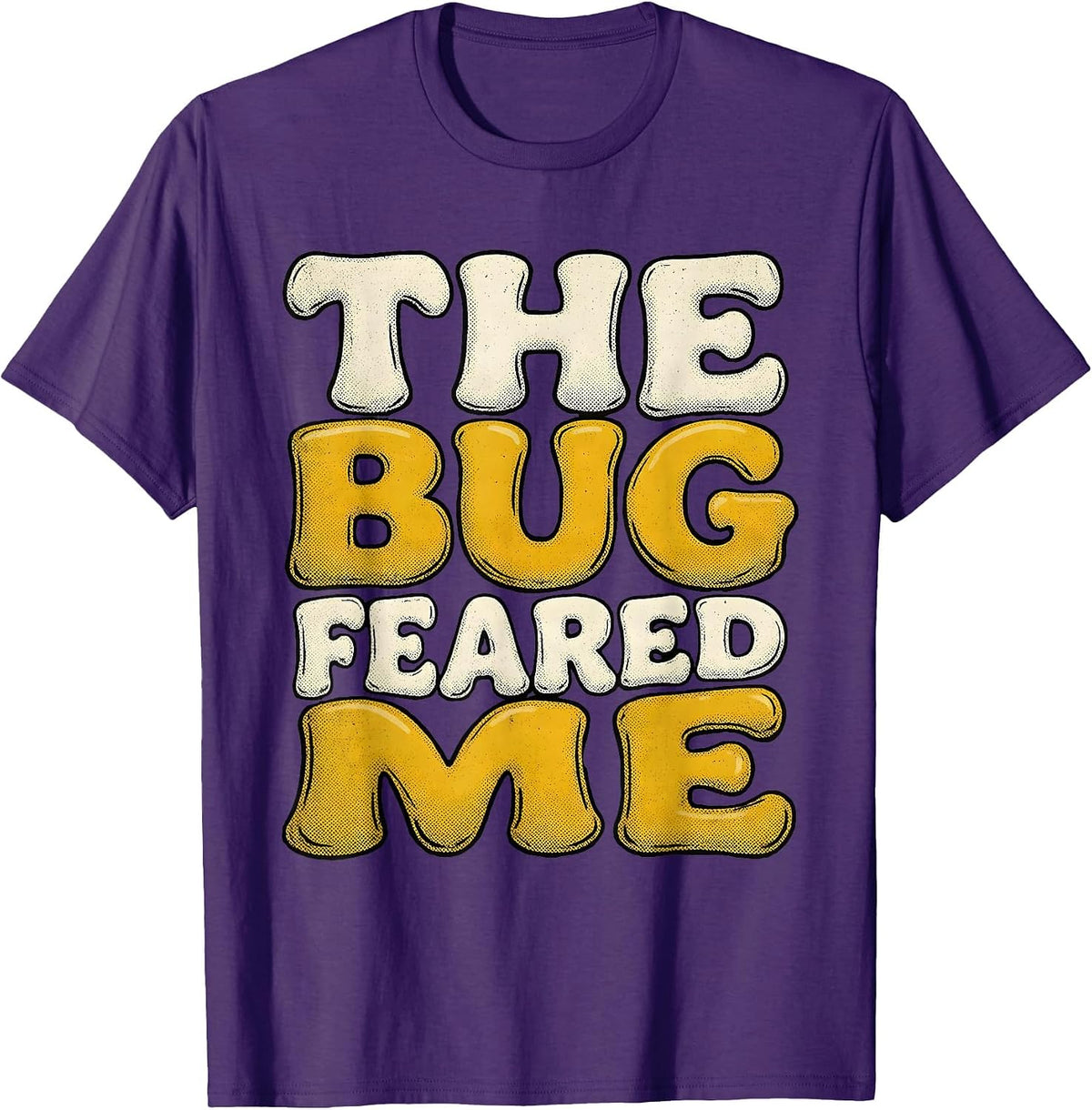 The Bug Feared Me Y2K Retro Tech Design T-Shirt - Purple