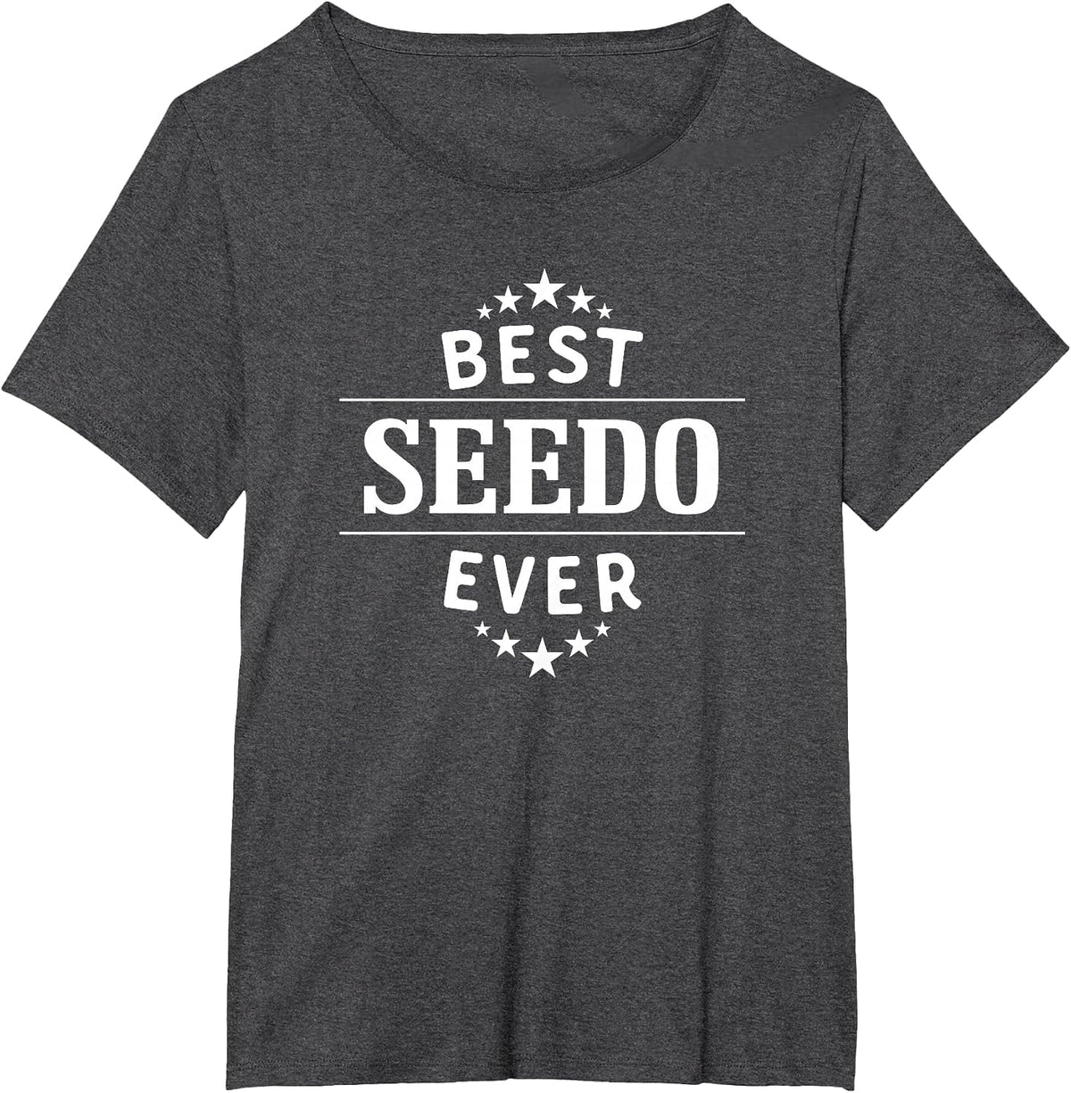 Best Seedo Ever Shirt for Arabic and Palestinian Grandpa T-Shirt - Dark Heather Grey