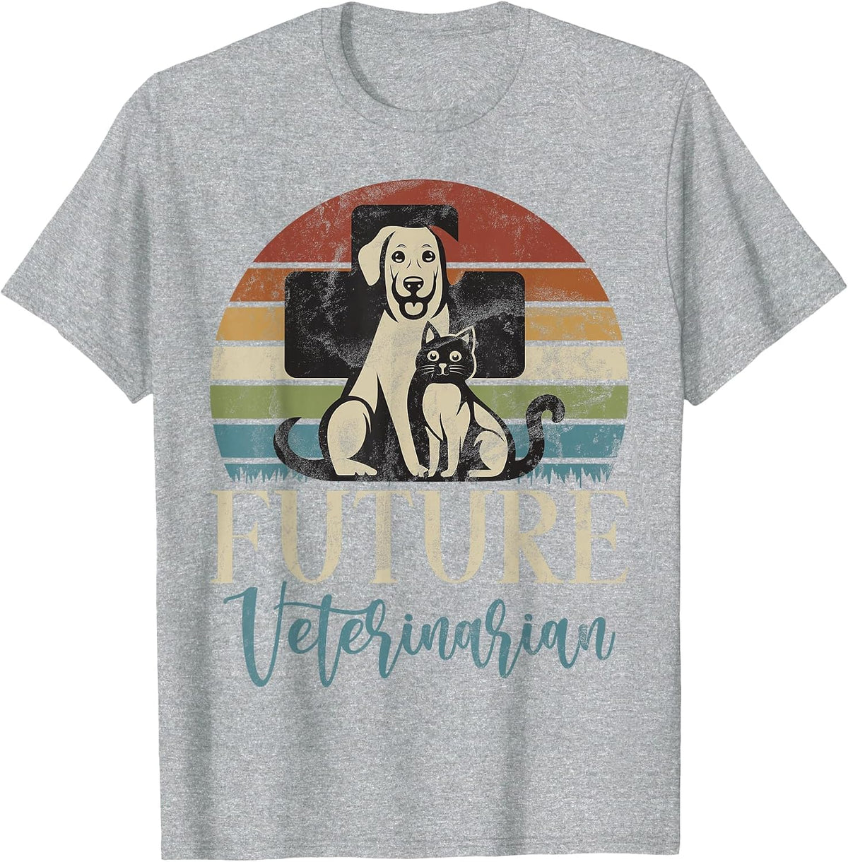 Future Veterinarian T-Shirt - Heather Grey
