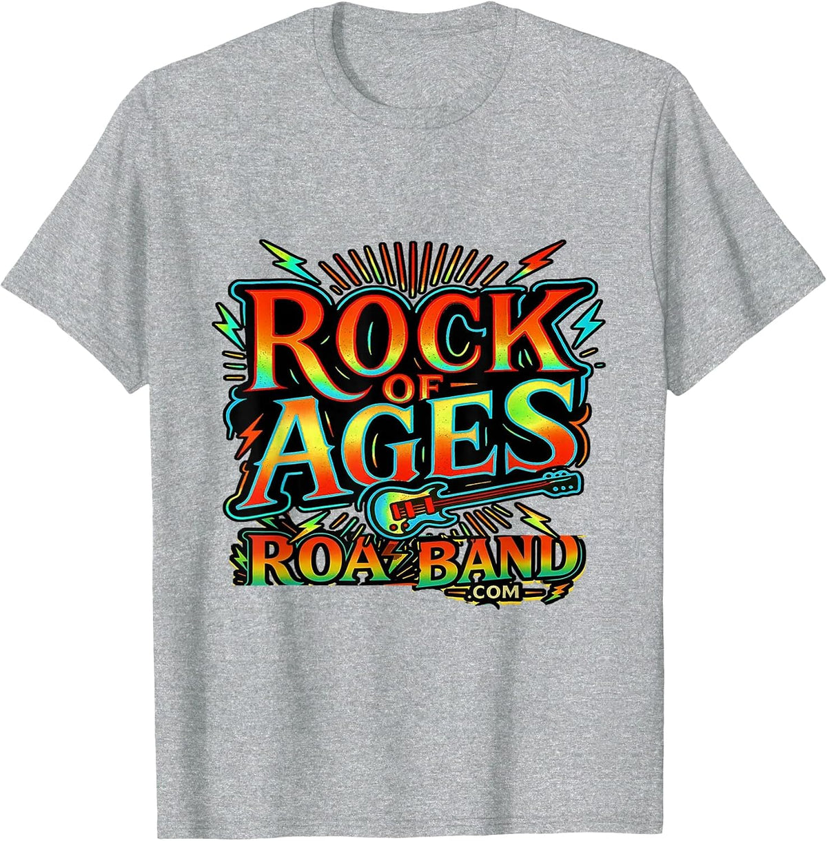 ROA Band - Rock of Ages - Laguna Woods T-Shirt - Heather Grey