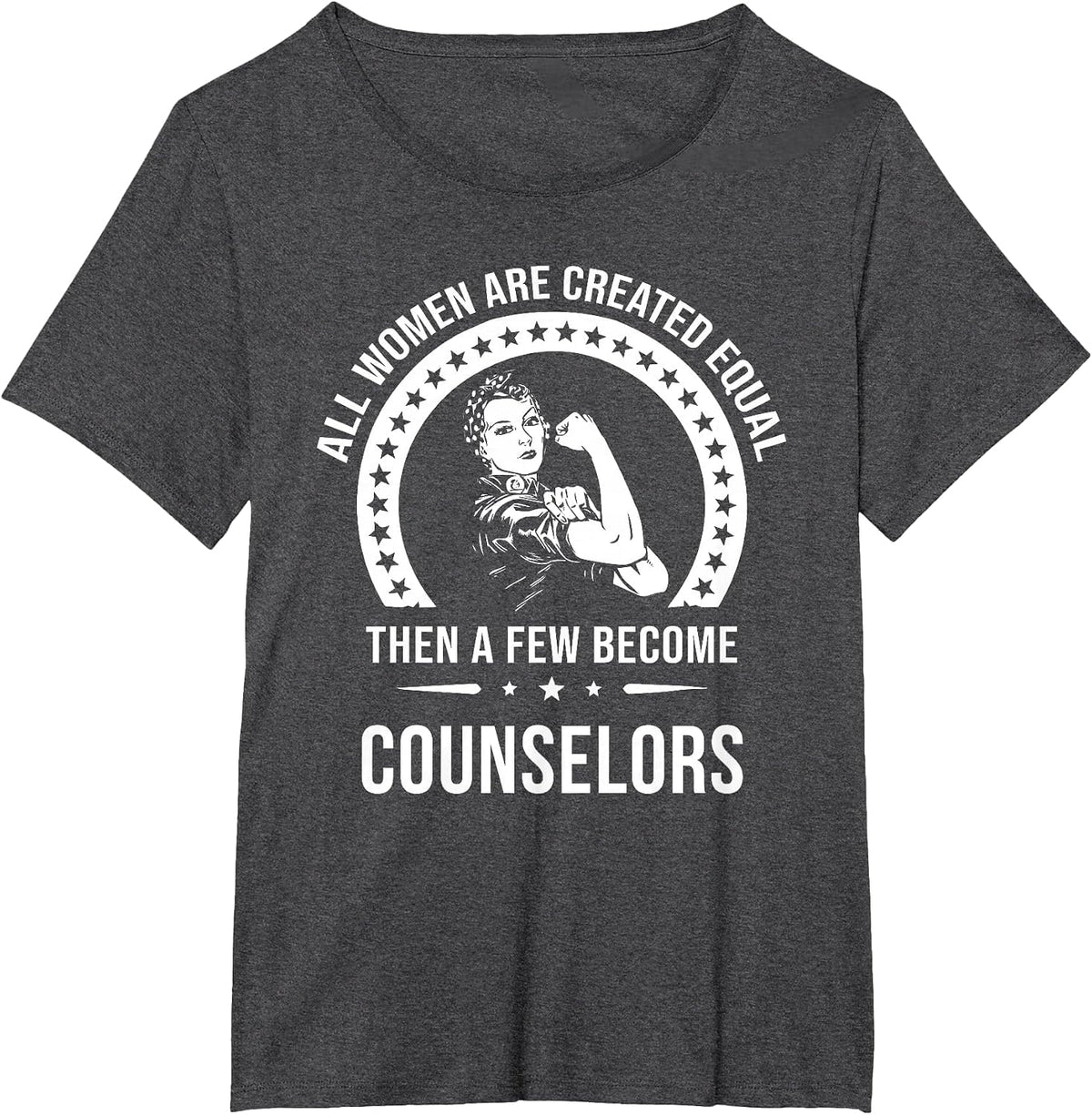 Counselor Shirts for Women | Counselor T-Shirt - Dark Heather Grey