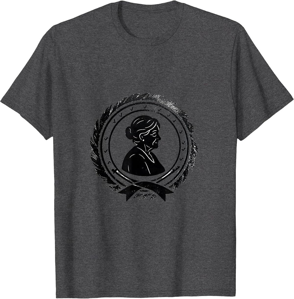 Men's Gigi Grandma Stamp Grandma Humor Gift T-Shirt - Dark Heather Grey