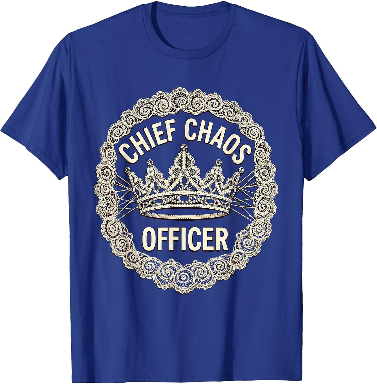 Men's Chief Chaos Officer Chaos Coordinator Design T-Shirt - Royal Blue