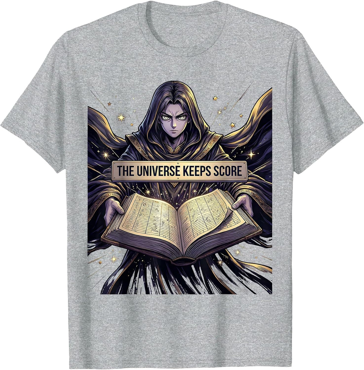 Men's Have The Day You Deserve Karma Design T-Shirt - Heather Grey